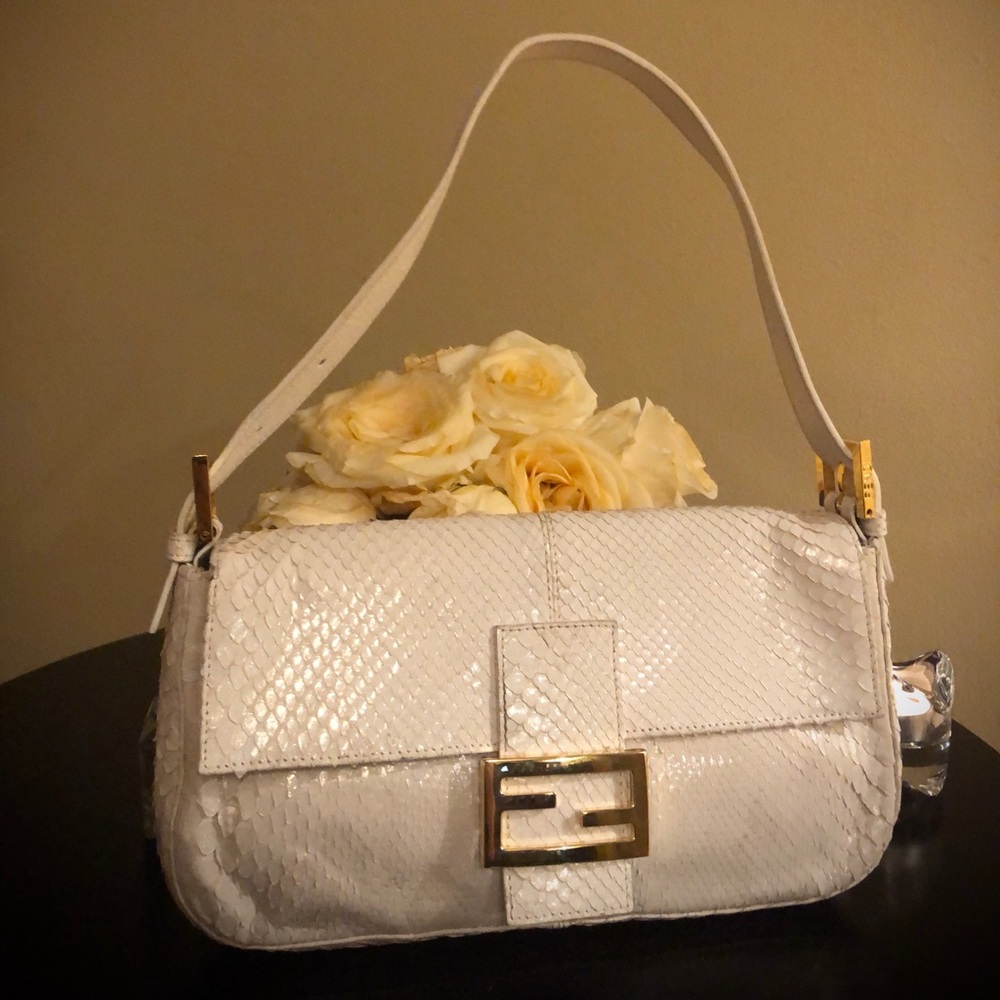 Fendi Python Baguette